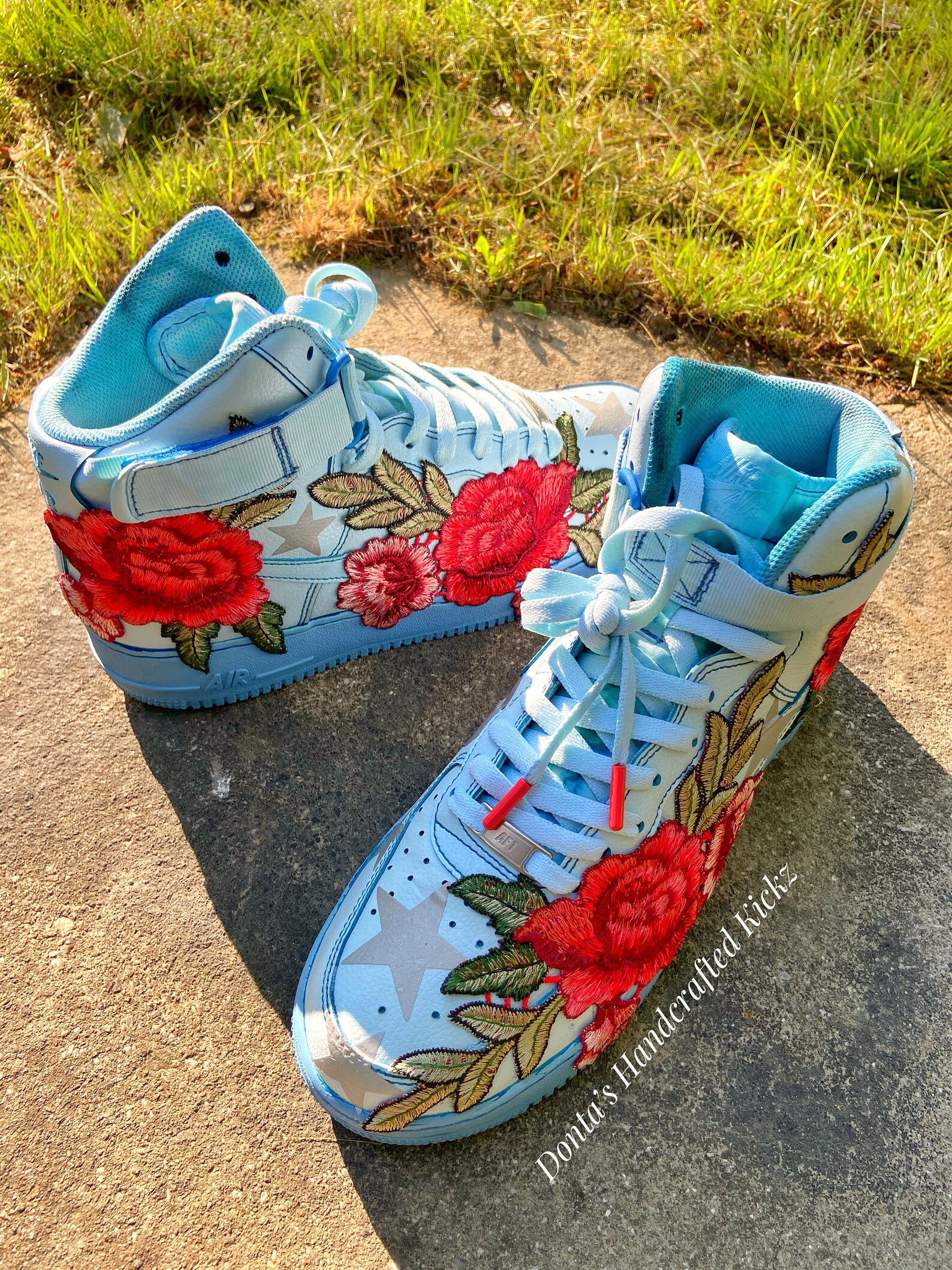 Blue Dream AF1 High Top - Etsy