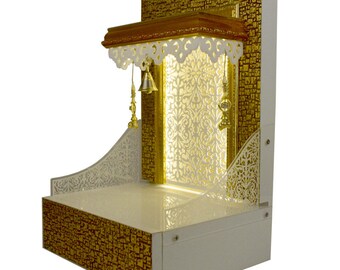 Fasherati Wooden Mandir/Wooden Temple/Hindu Temple/Indian handmade Temple …