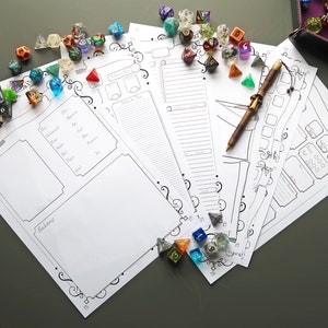 Hoja de personaje de DnD 5E