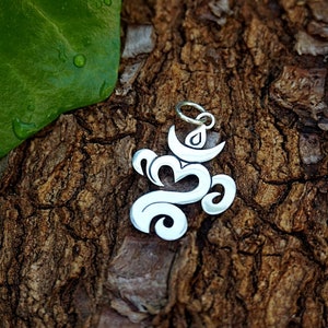 Pendant - Ohm ॐ Silver 925 with customizable waist necklace