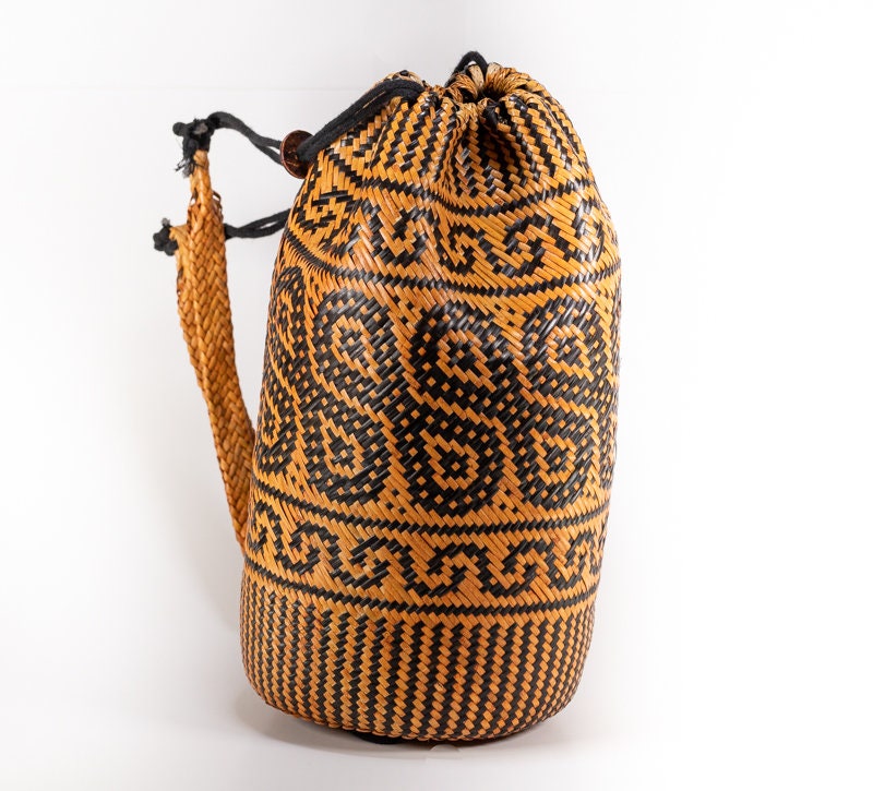 Anjat Ecofriendly Indonesian Handmade Rattan Backpack Handmade Rattan Backpack, Eco-friendly Rucksack, Handcrafted  main image 2