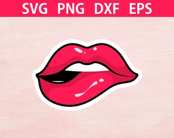 Lips SVG- Make Your Own Print Cut Crafts, Shirts, Invitations Cards, Lips silhouette, Lips download, Lips digital, Lips dxf, Lips vector