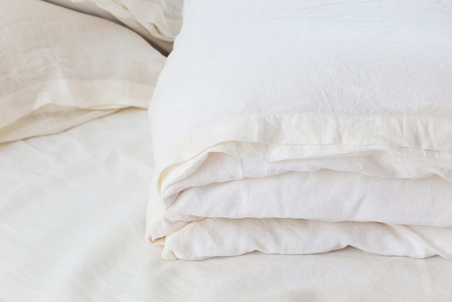 Linen Duvet Cover With Hole for Blanket 1/3 Width/classik Etsy