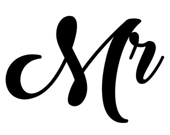 SVG - Mr & Mrs