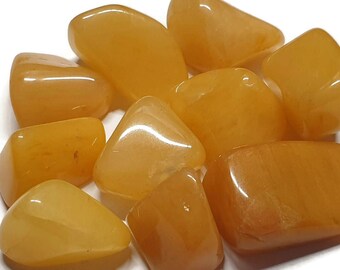 Tumbled Natural Yellow Aventurine Crystal - Tumble Stone - Prosperity - Calming  -  Reiki  - Chakra  - Crystal Grid -  Gift - 5g - 100g