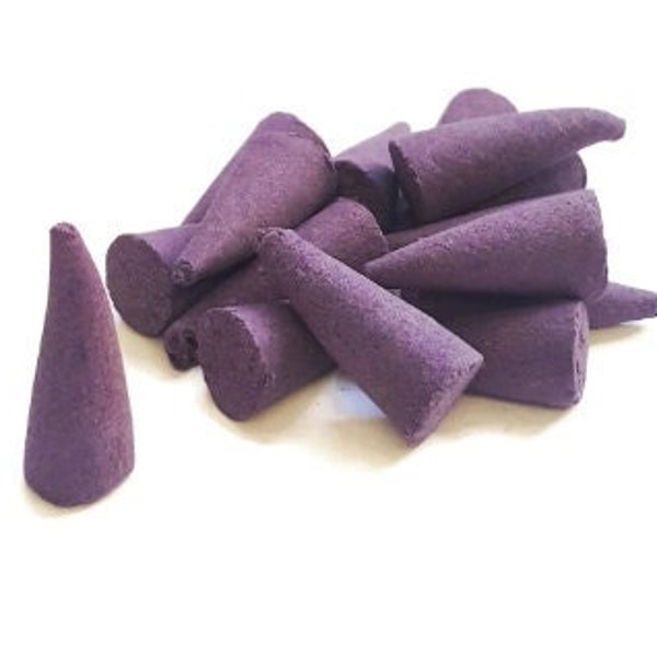 Räucherkegel mit Lavendelduft - 15er-Packung - Entspannend - Meditation - Räucherkegel - **Vegan- und Vegetarierfreundlich*