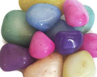 100g Coloured Quartz Crystals - Quartz Crystal - Dyed Quartz -  Cracked Quatz - Quartz Stones - Pebbles - Decorative crystals - Gift