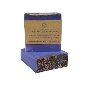 Lavender Dreams -  Lavender Scented Soap – Natural, Vegan, Handmade, SLS-Free, Soothing, Moisturizing