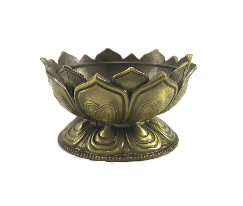 Metal Lotus Flower Design Incense Cone Burner Incense Cones Etsy