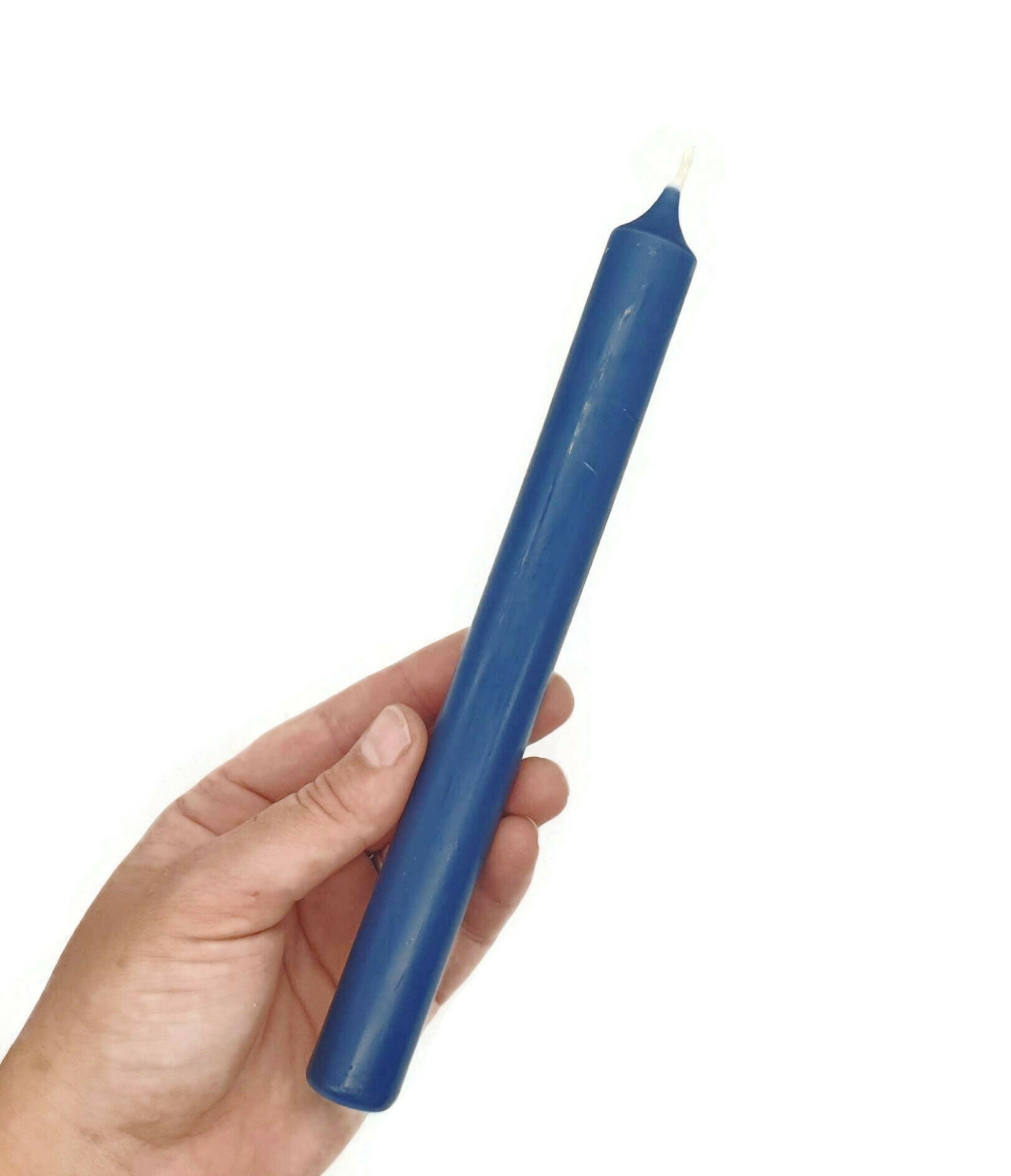 21cm Dark Blue Dinner Candles Pack of 6 Candles Dining Etsy