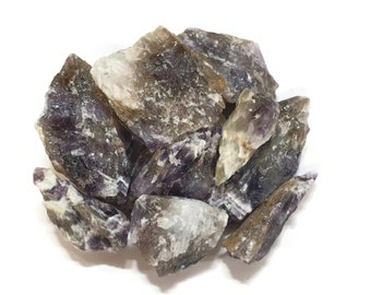 Natural Raw Striped Amethyst Crystal - Raw Amethyst - Raw Crystal - Protection - Peace - All Purpose - Chakra - Reiki -  Gift - 5g - 150g