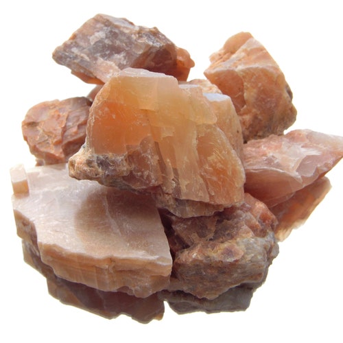 Natural Crystal Moonstone Raw Mineral Specimen Rough Loose Gemstone Healing 100g 