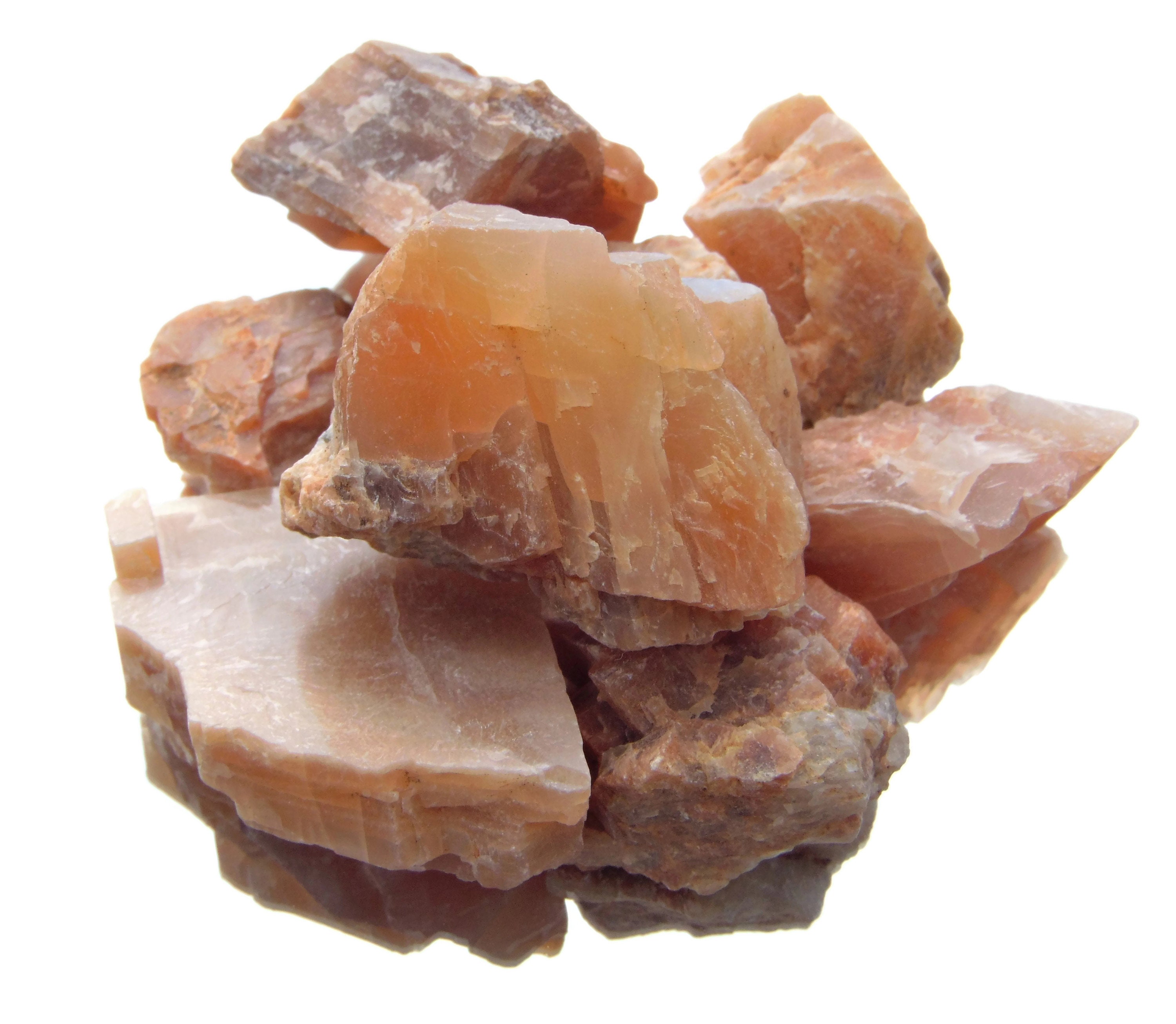 Natural Raw Cream/Peach Moonstone - Moonstone Crystal - Feminine Ston…