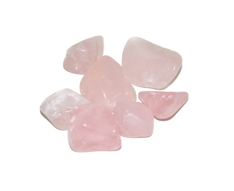 Tumbled Natural Rose Quartz Crystal Tumble Stone Tumbled Stone Love Self Love Harmony Chakra Reiki Gift 5g 150g image 3