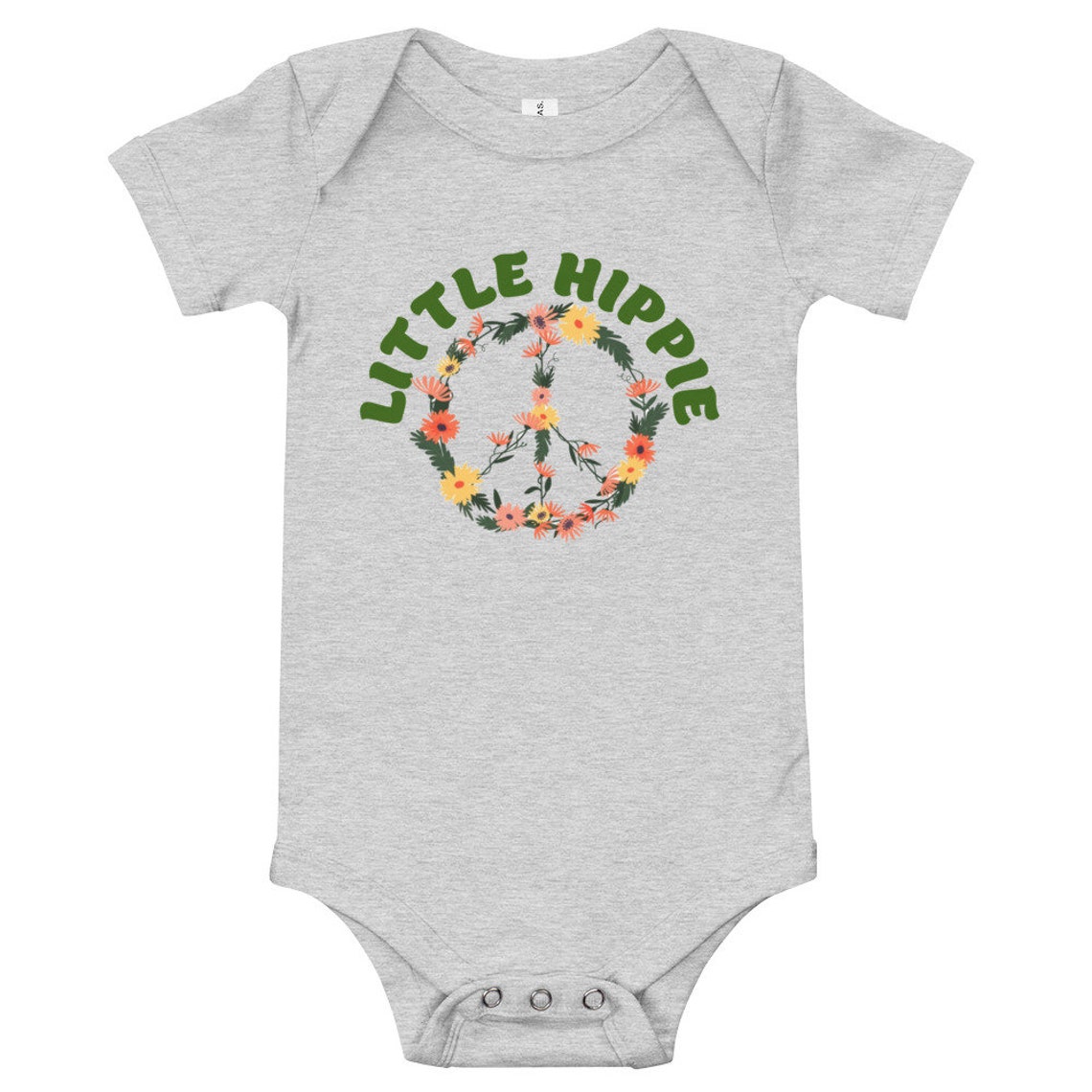 Little Hippie Baby Onesie Baby Shower Gift Cute Toddler Top Etsy