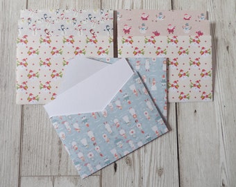 8 Snowman Envelopes with A7 Notecards (2022 Collection - September Set 1)