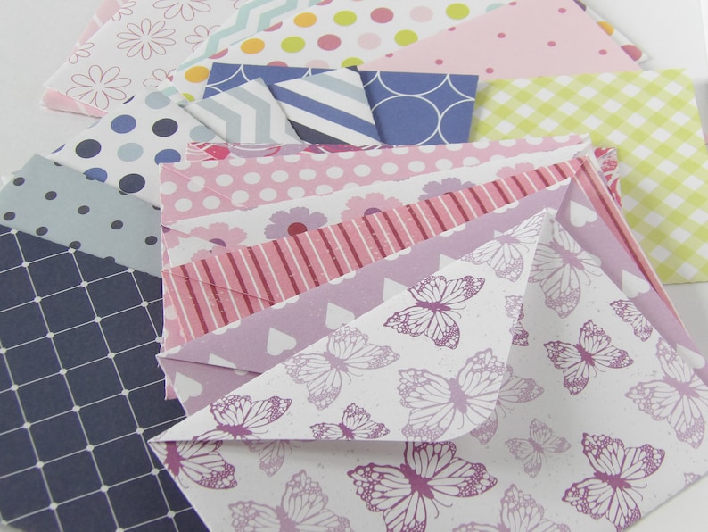 Pack of 6 Decorative Money Envelopes Etsy UK