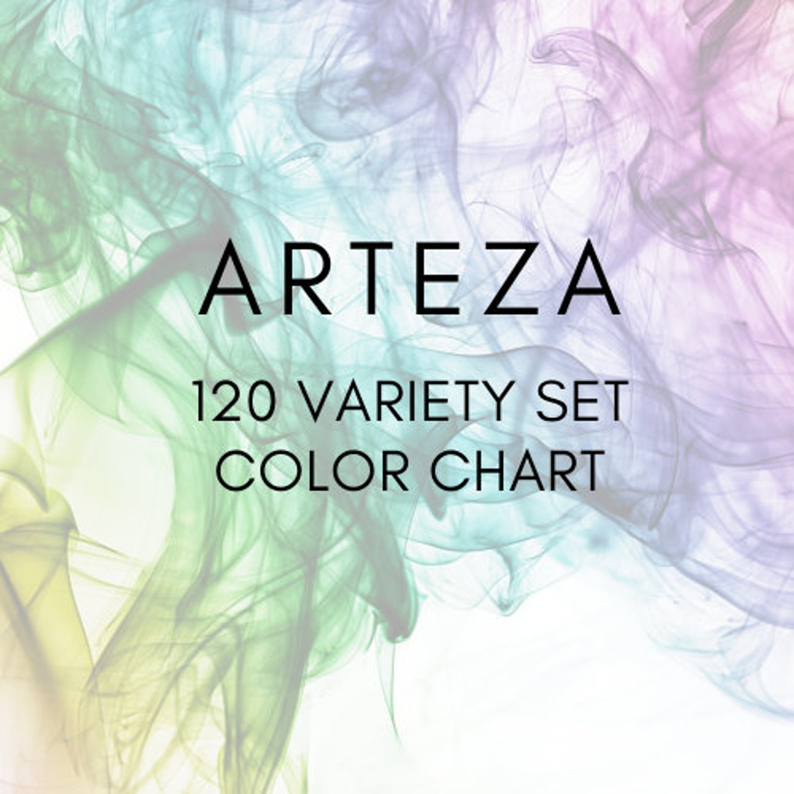 Download Arteza Everblend Alcohol Markers 120 Set Color Chart Etsy