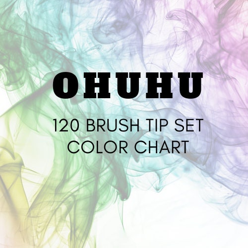 ohuhu 120 brush markers