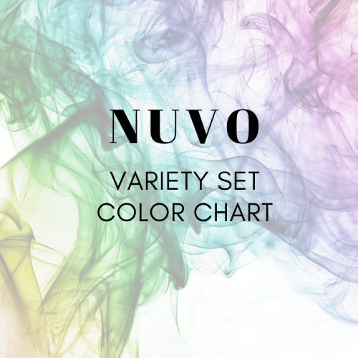Download Nuvo Alcohol Marker Set Color Chart - Etsy