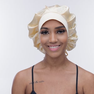 100% Silk Hair Bonnets with Ties