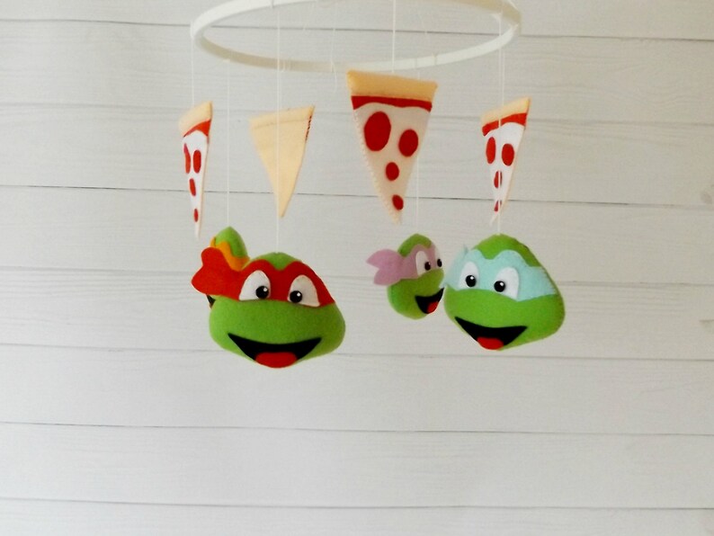 Ninja Turtles Mobile Baby Mobile Ninja Turtles Nursery Etsy