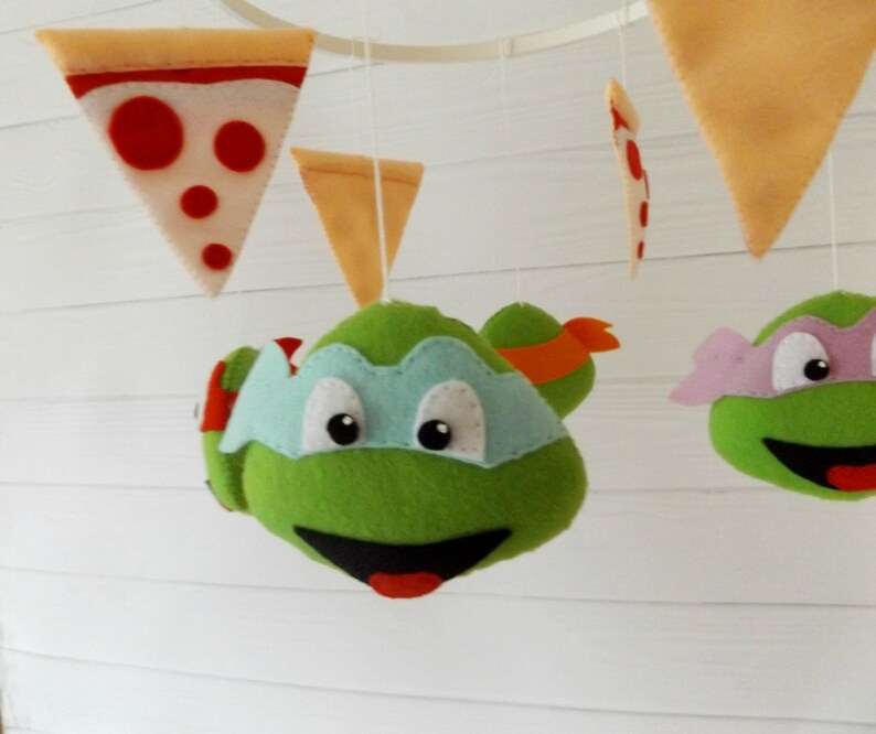 Ninja Turtles Mobile Baby Mobile Ninja Turtles Nursery Etsy