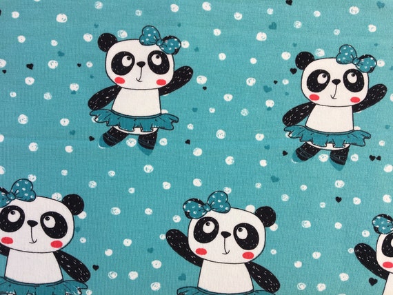 panda jersey fabric