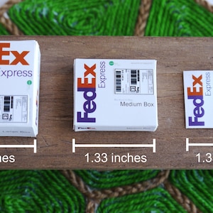 Instant Download Fedex Express Miniature Mail Box DIY Printable PDF ...