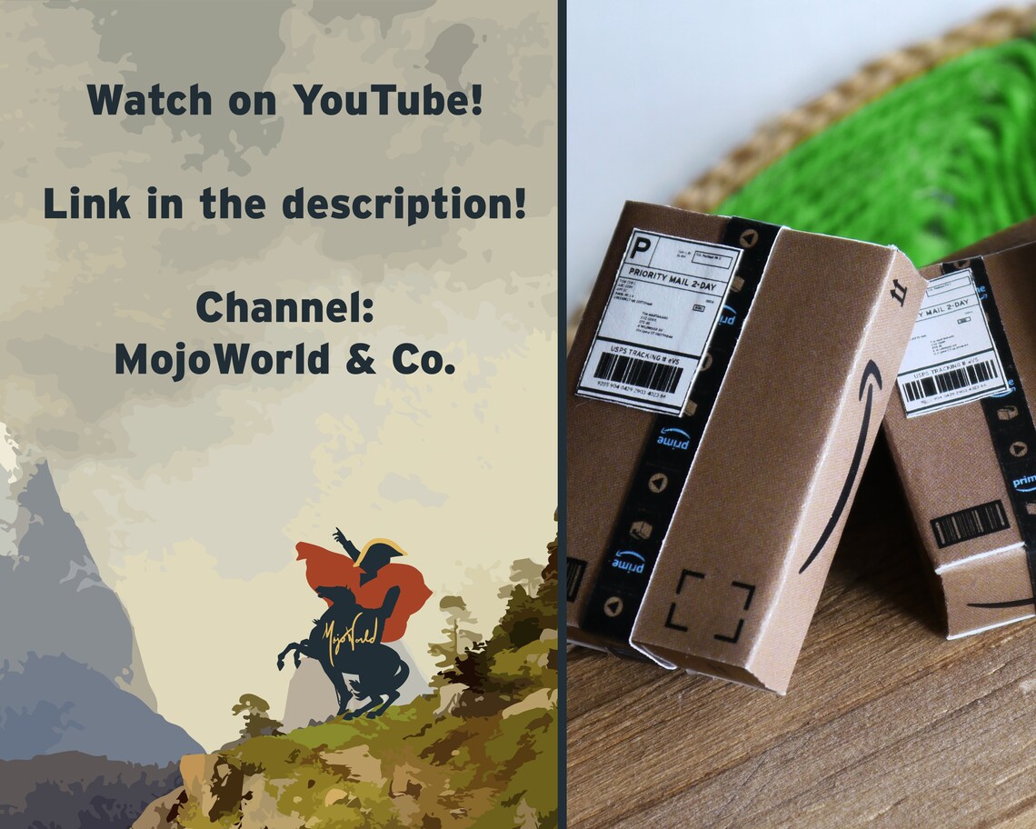 Instant Download Miniature Amazon Inspired Packages DIY Etsy