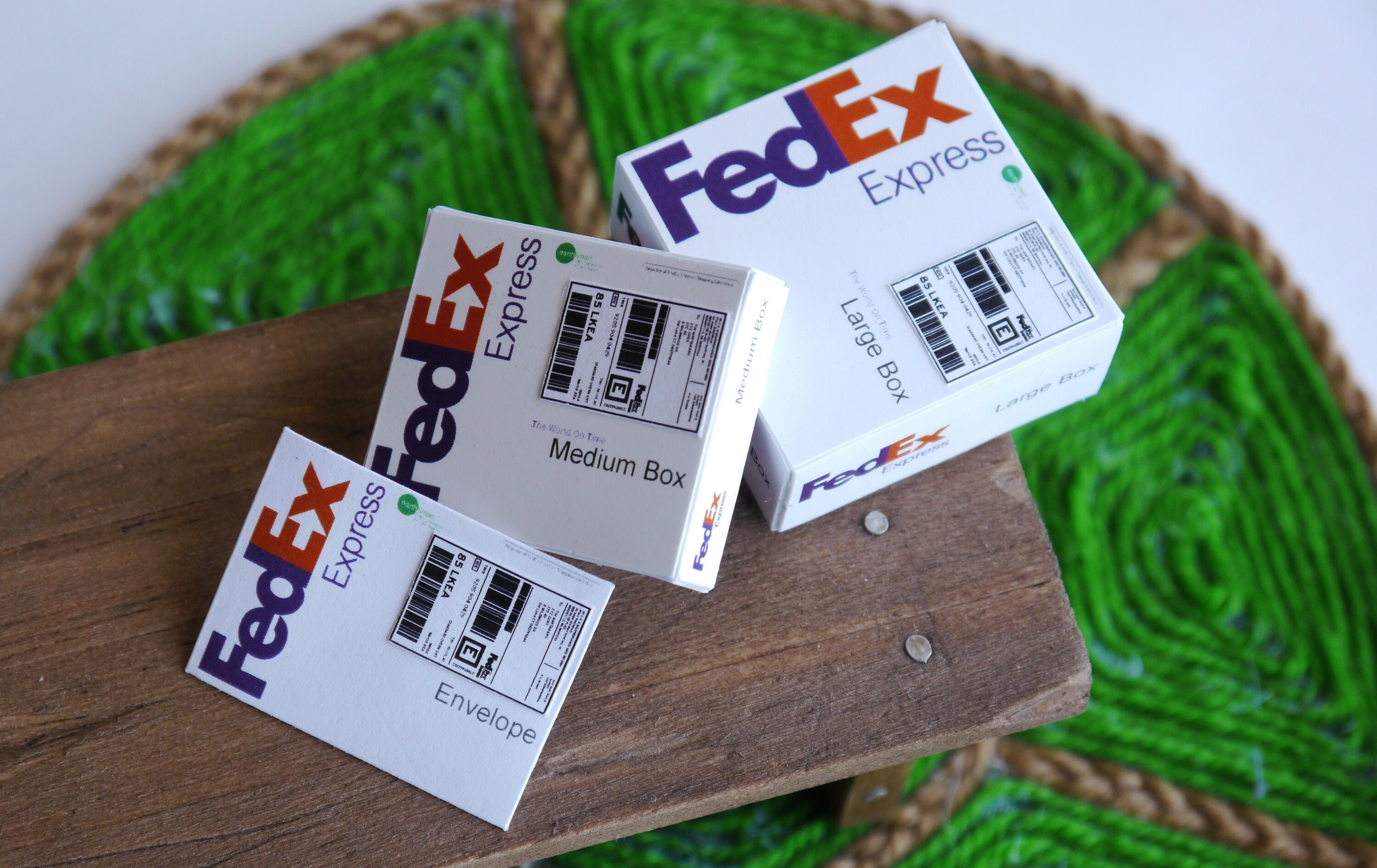Instant Download Fedex Express Miniature Mail Box DIY Etsy
