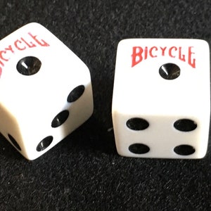 Pair of Bicycle-Branded Dice