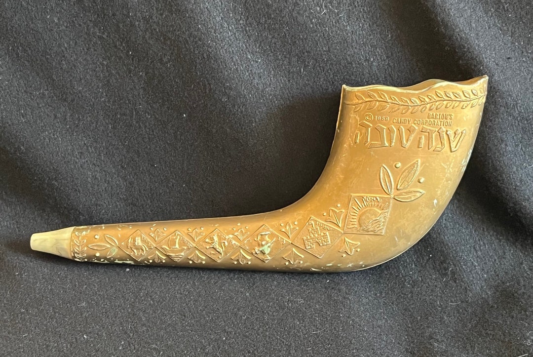 Vintage 1958 Plastic Rosh Hashanah Shofar Horn Barton's Etsy