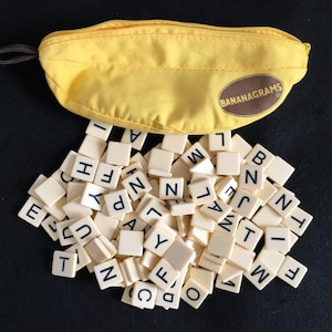 Bananagrams Crossword Family Fun Game Bananagram Word Play Banana 100  Complete for sale online