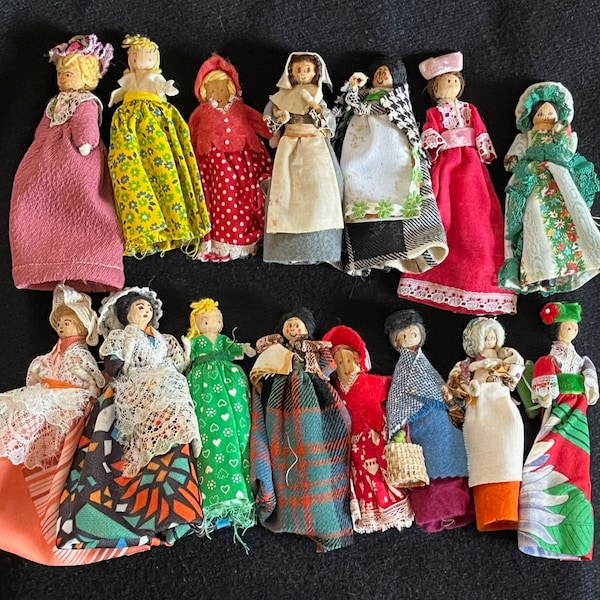 Clothespin Dolls Etsy