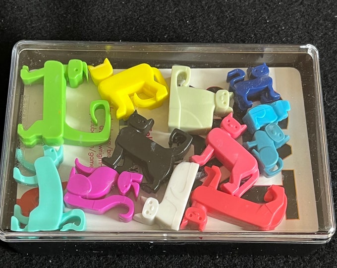 Catstax Stacking Cats Game With the Most Adorable Colorful Tiny Plastic Cats You May Want to