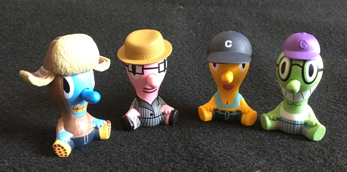 Set of Action Figures / Playing Pieces from the Cranium Game Etsy
