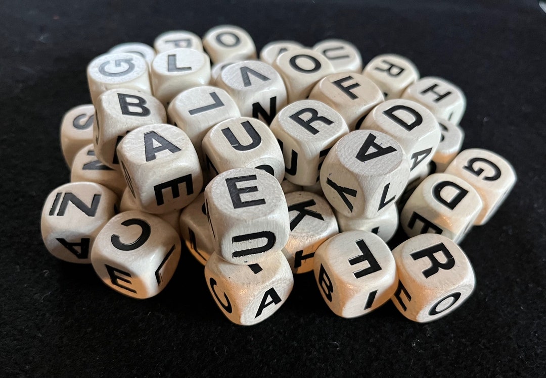 48 Boggle Dice Collected From Three Different Boggle Sets Etsy