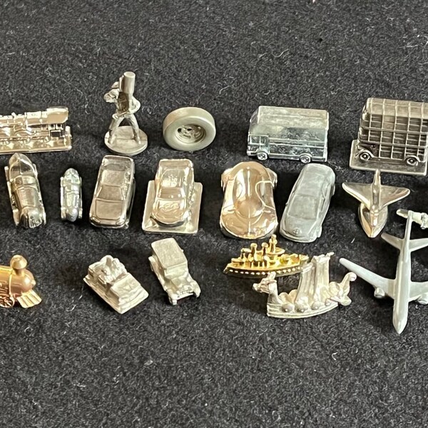 Monopoly Game Tokens Etsy