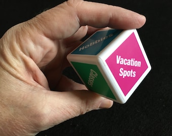 Nine Oversized Dice for Vocabulary Games/Exercises -- 9 Dice/54 Sides, Make Up Your Own Rules