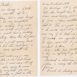 Vintage 1926 Letter from Son to his Parents about His Real Estater Business in Florid, Lots of Good Content