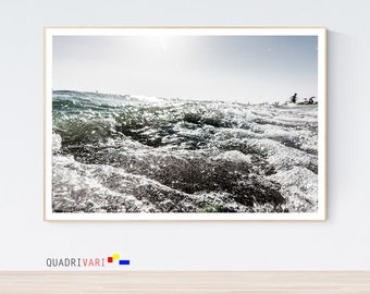 Ocean Poster Print, Wave Art Poster, Ocean Photo Decor, Wave Prints, Wave Art Photo, Beach Print, Beach Ocean Wave Photos Art