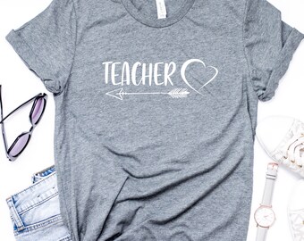 Teacher Love - Shirts For Teachers - Teacher Shirt - Teacher Shirts - Teacher - Teacher Gifts - Teacher Appreciation - Tshirt - tshirt