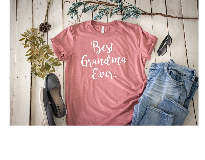 Best Grandma Ever Tee Shirts for Grandmas Cool Grandma Etsy