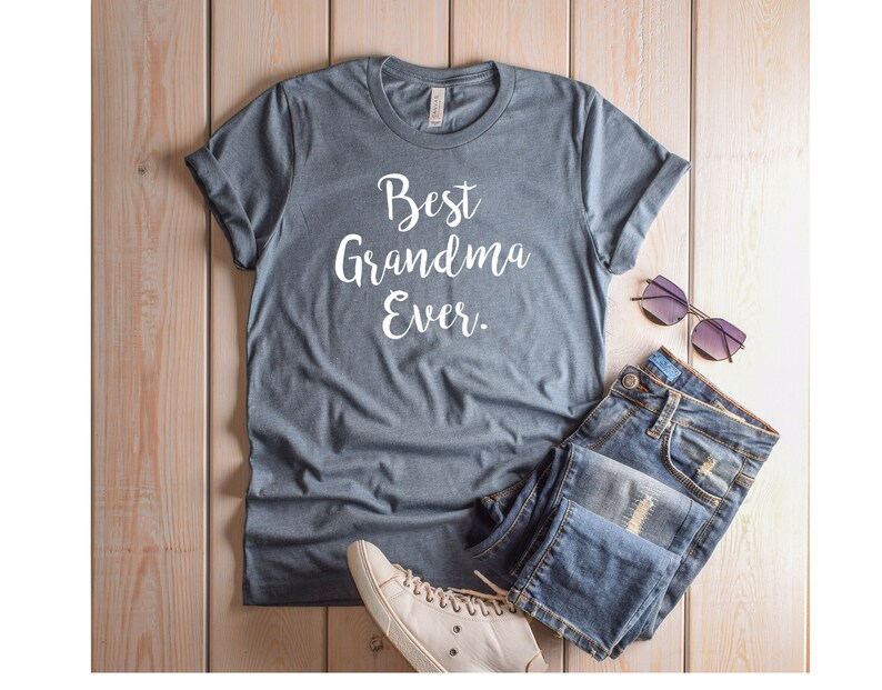 Best Grandma Ever Tee Shirts for Grandmas Cool Grandma Etsy