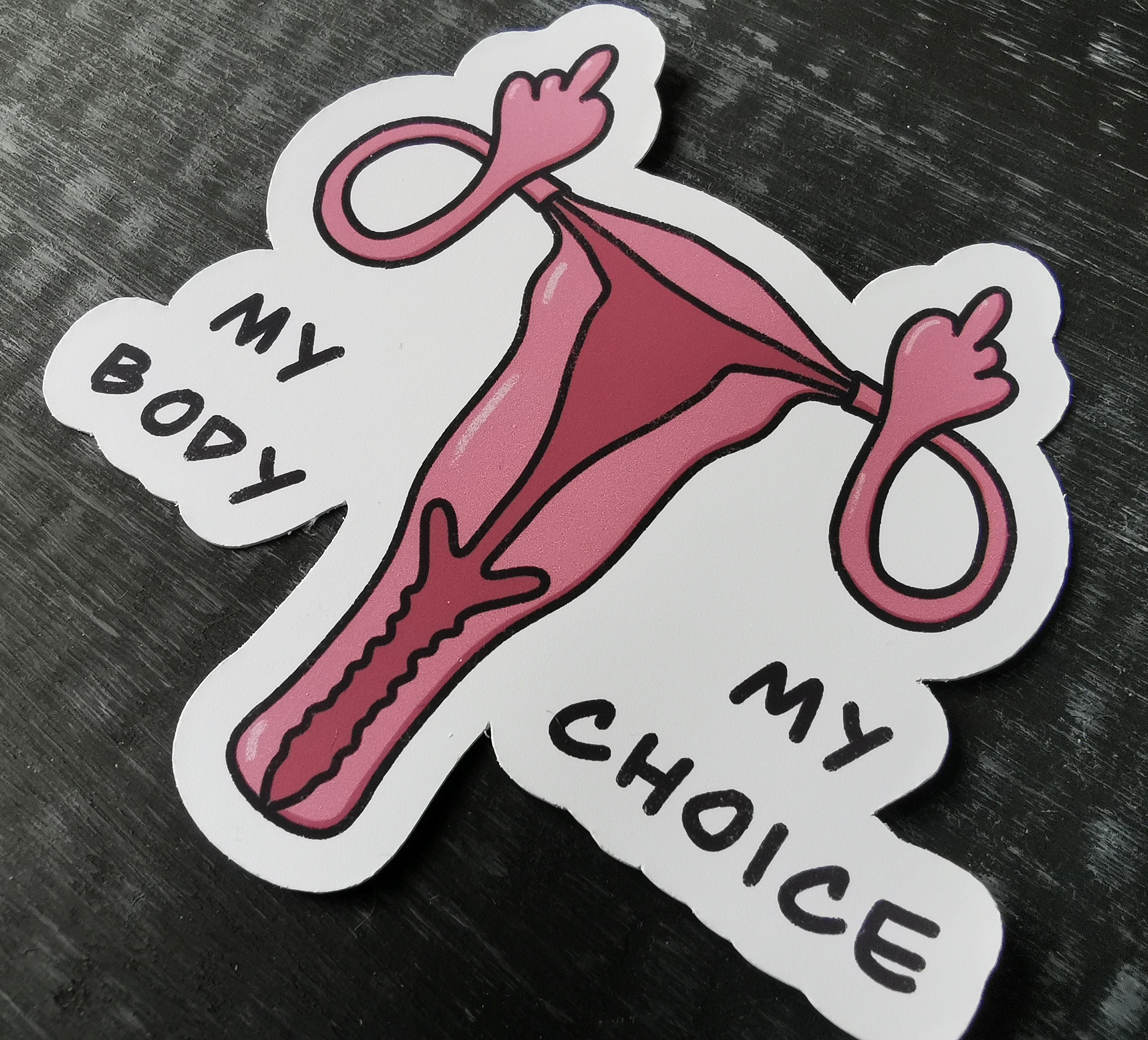 Your Choice Sticker My Body, My Choice Sticker Vinyl Sticker - Etsy