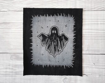 手書きのゴーストパッチ ||パンクゴシックパッチ