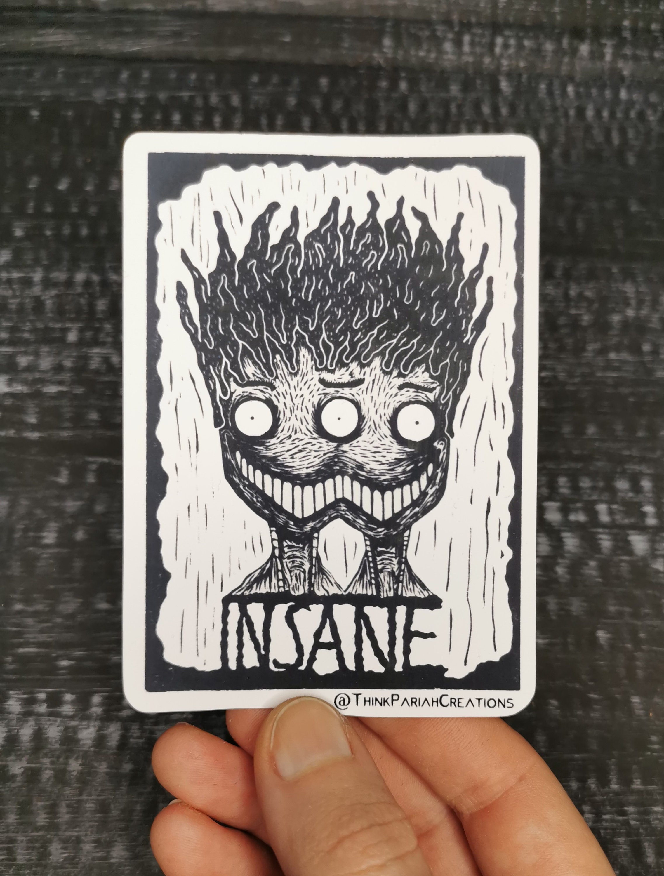 Insain Sticker Insane Sticker || Insane Vinyl Sticker - Etsy