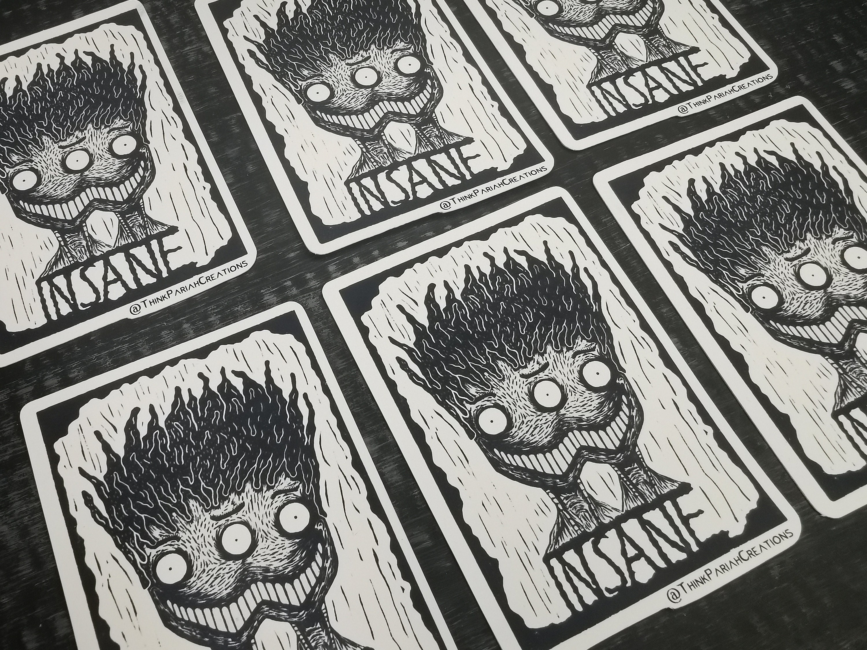 Insain Sticker Insane Sticker || Insane Vinyl Sticker - Etsy