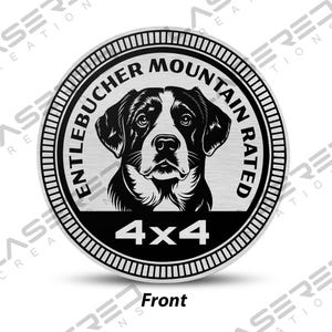Entlebucher Mountain Rated 4x4 Vehicle Badge